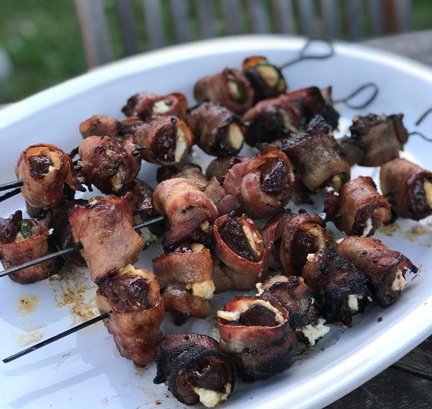 Smoked Venison Backstraps Wrapped In Bacon