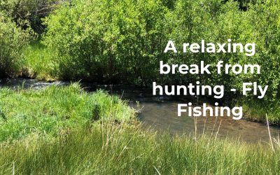 A relaxing break from hunting – Fly Fishing