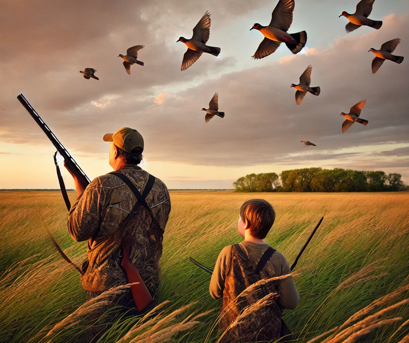 Wingshooting practice, Doves with Dads and the Goodnight-Loving Trail