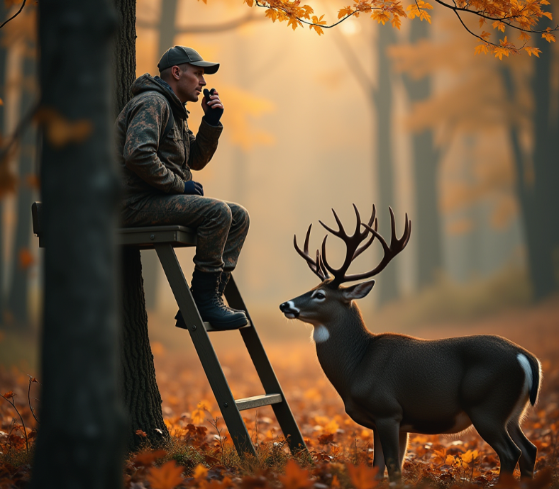 Using deer snorts, bleats, blats and grunts effectively