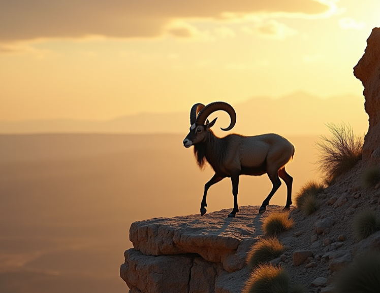 Get ya some! Aoudad via chopper