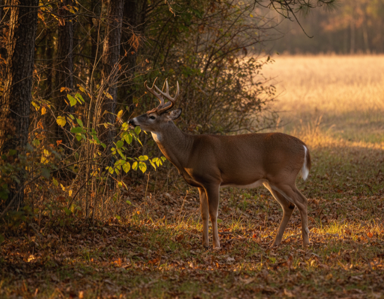 Browsing the deer buffet & where bucks like to sleep