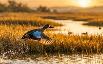 The Fast Flying Blue-winged Teal