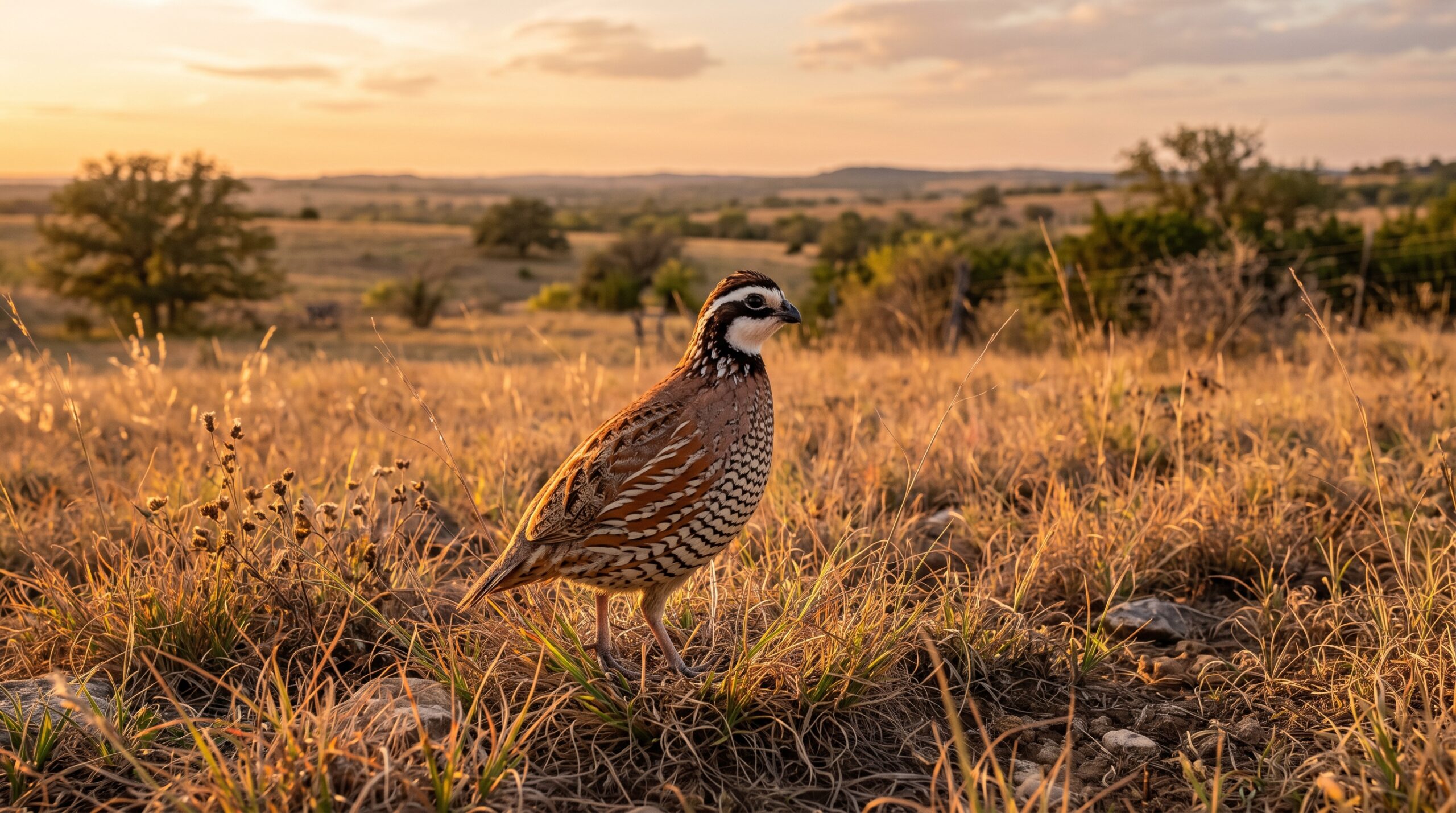 Quality quail habitat and mesquite beans for dinner