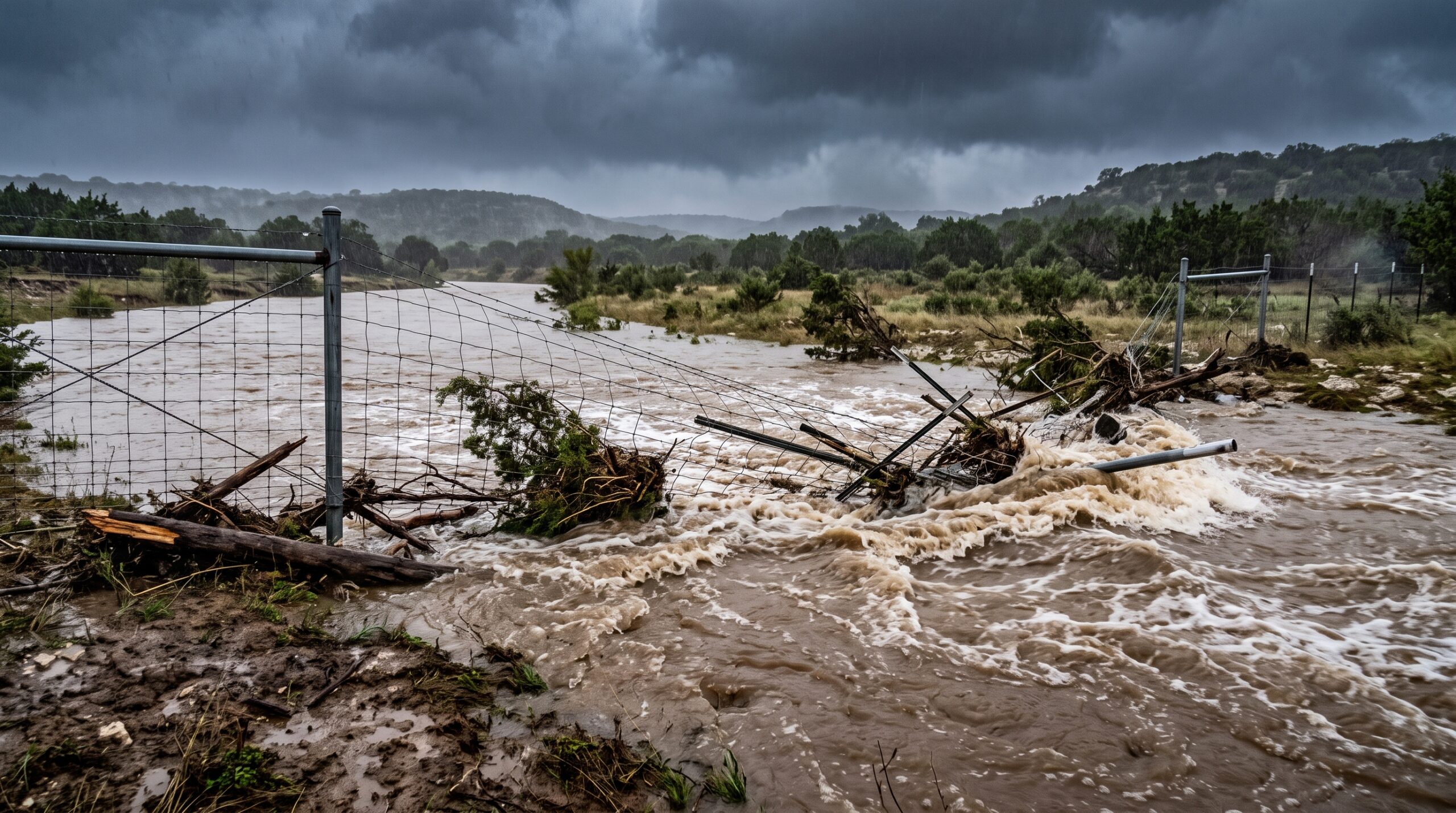Effects of summer floods on wildlife and ranches in Texas